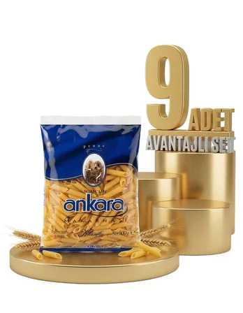 Ankara Kalem Makarna 9x500 Gr