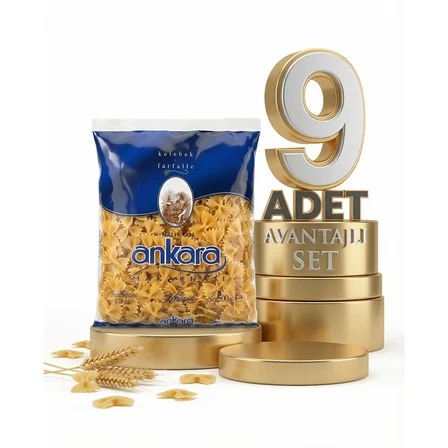Ankara Kelebek Makarna 9x500 Gr