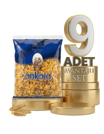 Ankara Kelebek Makarna 9x500 Gr