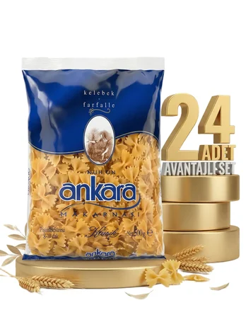 Ankara Kelebek Makarna 24x500 Gr