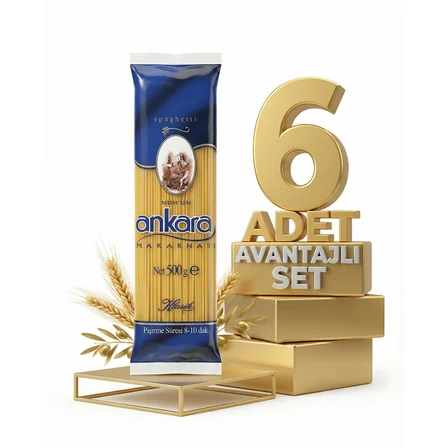 Ankara Spaghetti Makarna 6x500 Gr
