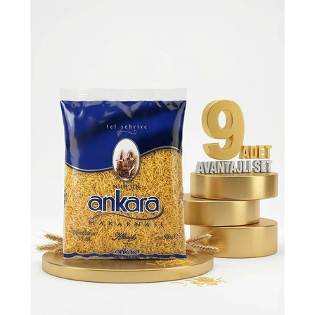 Ankara Makarna Tel Şehriye 9x500 Gr