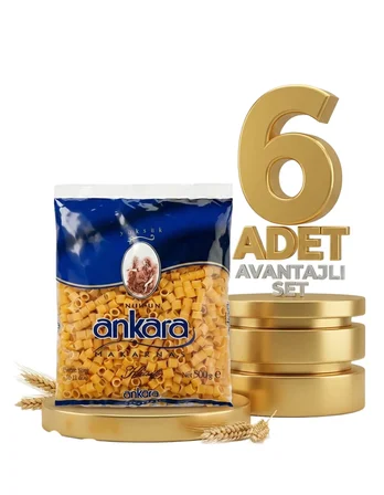 Ankara Yüksük Makarna 6x500 Gr
