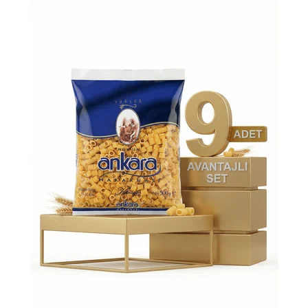 Ankara Yüksük Makarna 9x500 Gr