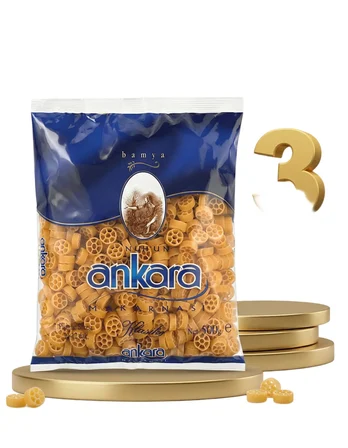 Ankara Makarna Bamya 3x500 Gr