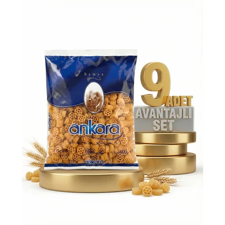 Ankara Makarna Bamya 9x500 Gr