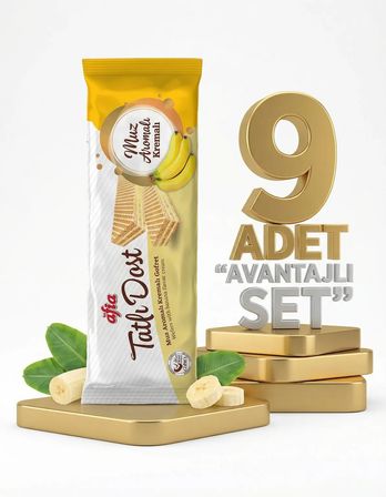 Afia Tatlı Dost Muz Kremalı Gofret 9x140 Gr