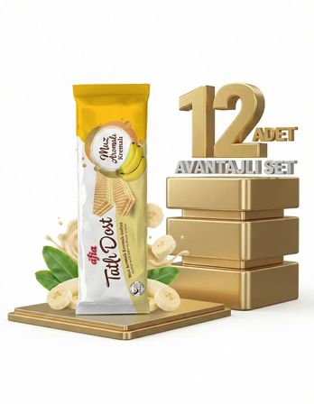 Afia Tatlı Dost Muz Kremalı Gofret 12x140 Gr