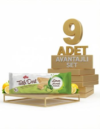 Afia Tatlı Dost Limon Kremalı Gofret 9x140 Gr