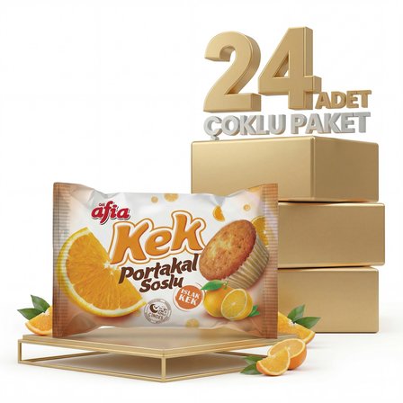 Afia Portakal Soslu Islak Kek 24x35 Gr