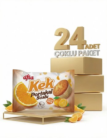 Afia Portakal Soslu Islak Kek 24x35 Gr
