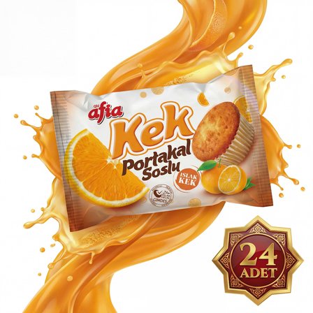 Afia Portakal Soslu Islak Kek 24x35 Gr