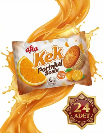 Afia Portakal Soslu Islak Kek 24x35 Gr