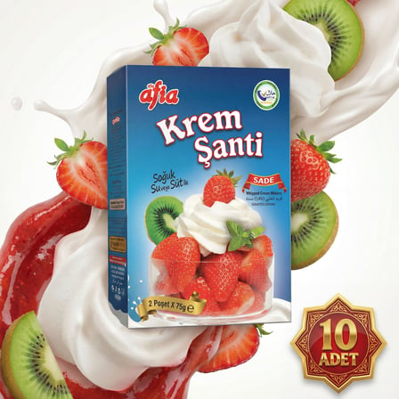 Afia Sade Krem Şanti 10x150 Gr