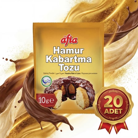Afia Hamur Kabartma Tozu Poşet 20x10lu