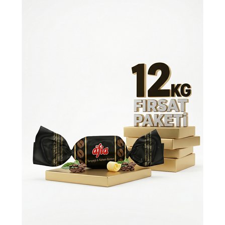 Afia Tereyağlı ve Kahveli Şeker 12x1 Kg