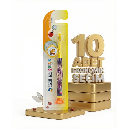 Safia Çocuk Yumuşak Soft Diş Fırçası 10lu