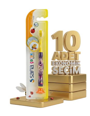 Safia Çocuk Yumuşak Soft Diş Fırçası 10lu