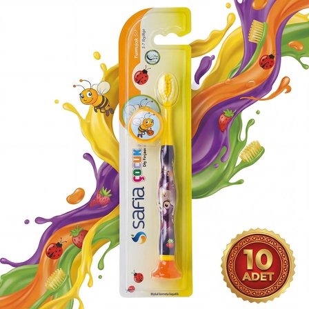 Safia Çocuk Yumuşak Soft Diş Fırçası 10lu