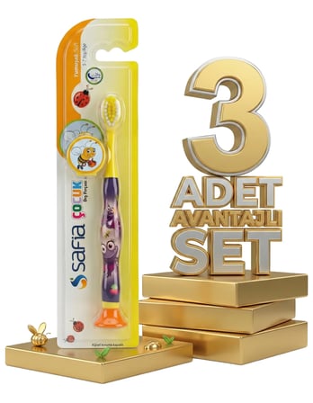 Safia Çocuk Yumuşak Soft Diş Fırçası x3