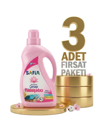 Safia Bahar Çiçekleri Çamaşır Yumuşatıcı 3x1 Lt