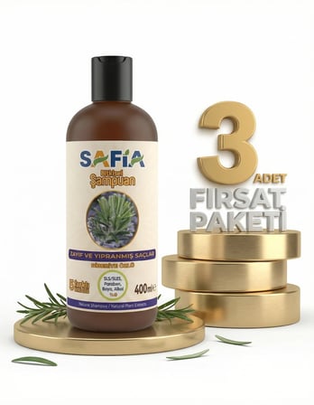 Safia Zayıf Ve Kırılgan Saçlar İçin Şampuan 3x400 Ml