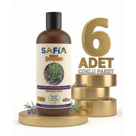 Safia Zayıf Ve Kırılgan Saçlar İçin Şampuan 6x400 Ml