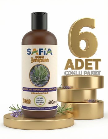 Safia Zayıf Ve Kırılgan Saçlar İçin Şampuan 6x400 Ml