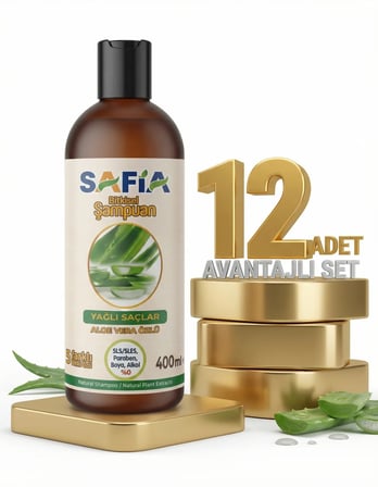 Safia Yağlı Saçlar İçin Şampuan 12x400 Ml