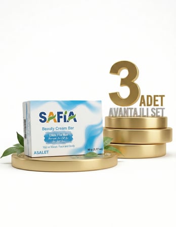 Safia Güzellik Sabunu Asalet Erkekler İçin 3x90 Gr