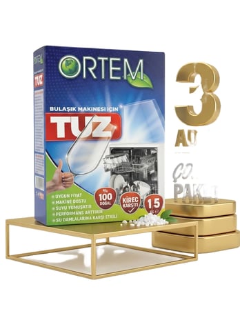 Ortem Bulaşık Makine Tuzu 3x1,5 Kg