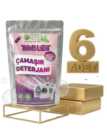 Ortem Çamaşır Tablet Deterjan 6x22'li