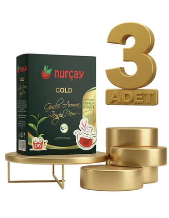 Nurçay Demlik Kutu Gold 3x(15X60 GR)