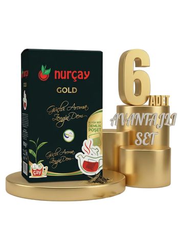 Nurçay Demlik Kutu Gold 6x(15X60 GR)