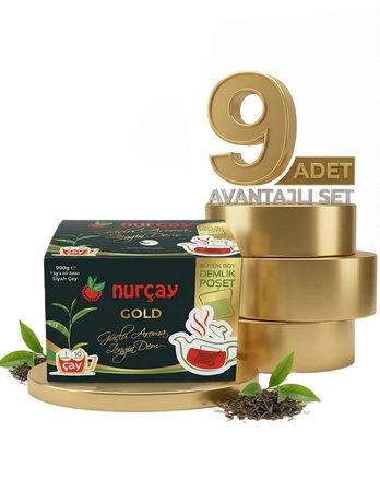 Nurçay Demlik Kutu Gold 9x(15X60 GR)