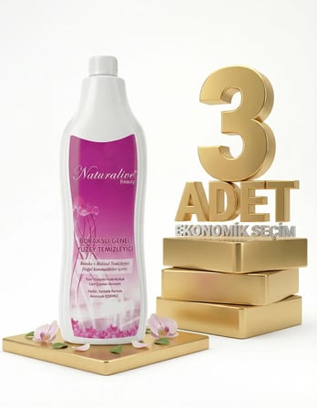 Naturalive Genel Yüzey Temizleyici 3x1000 Ml