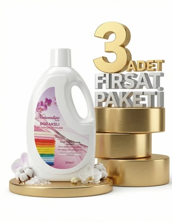 Naturalive Renkliler Sıvı Çamaşır Deterjanı 3x2,50 Lt