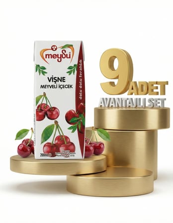 Meysu Nektar Vişne 9x200 Ml