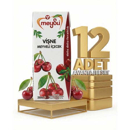 Meysu Nektar Vişne 12x200 Ml