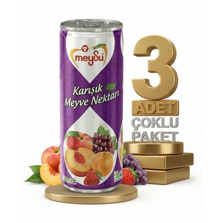 Meysu Kutu Karışık 3x330 Ml