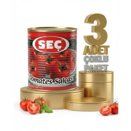 Seç Domates Salçası 3x830 Gr
