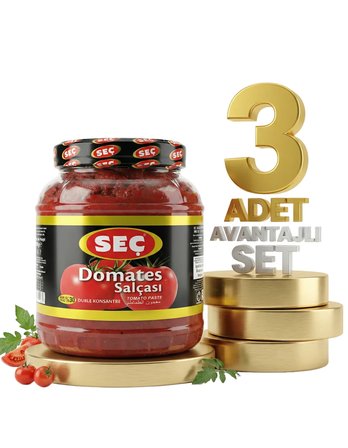 Seç Domates Salça Pet 3x1650 Gr