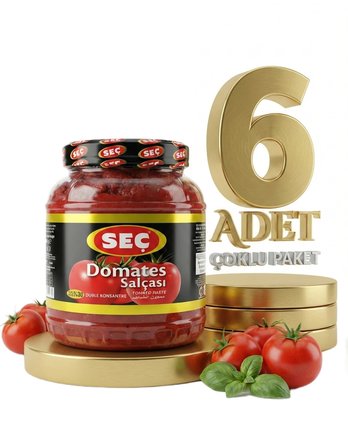 Seç Domates Salça Pet 6x1650 Gr