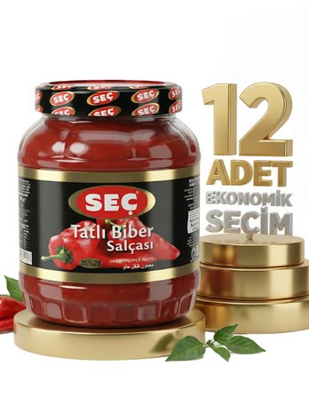Seç Tatlı Biber Salçası 12x1600 Gr