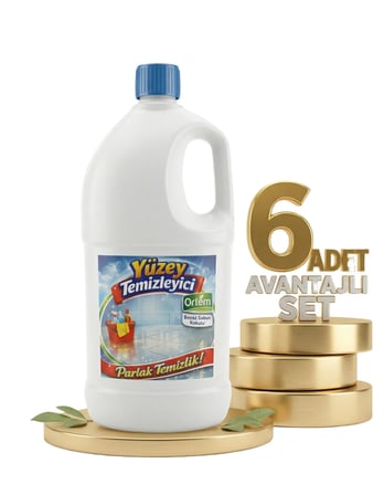 Ortem Beyaz Sabun Kokulu Yüzey Temizleyici 6x2,5 Kg