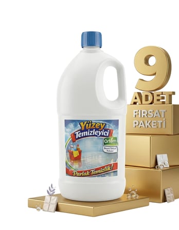 Ortem Beyaz Sabun Kokulu Yüzey Temizleyici 9x2,5 Kg