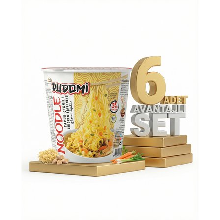 Dudomi Bardak Tavuk Çeşnili 6x60 Gr