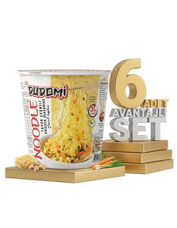 Dudomi Bardak Tavuk Çeşnili 6x60 Gr