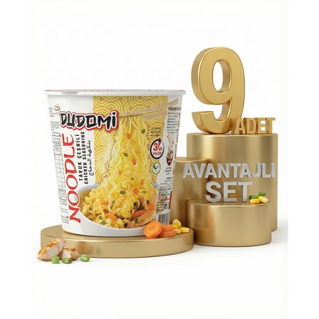 Dudomi Bardak Tavuk Çeşnili 9x60 Gr