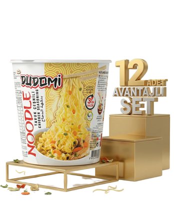 Dudomi Bardak Tavuk Çeşnili 12x60 Gr